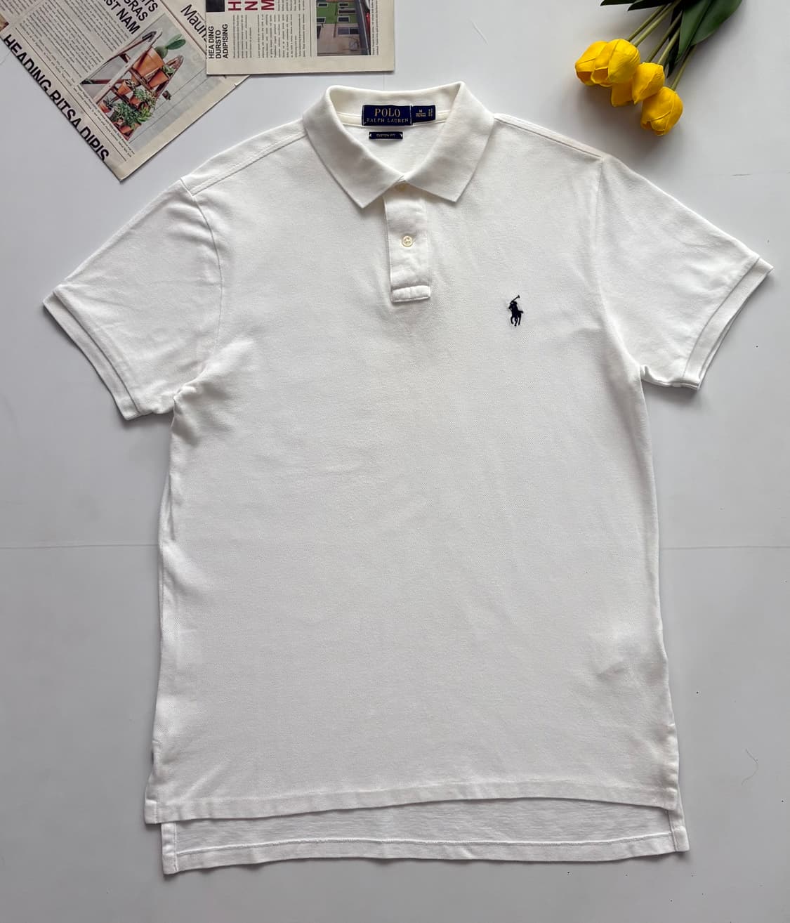 Polo 폴로랄프로렌 화이트 PK 카라티  상품이미지2