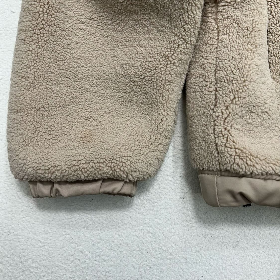 자라 베이지 양털 후리스 자켓 XS 상품이미지3