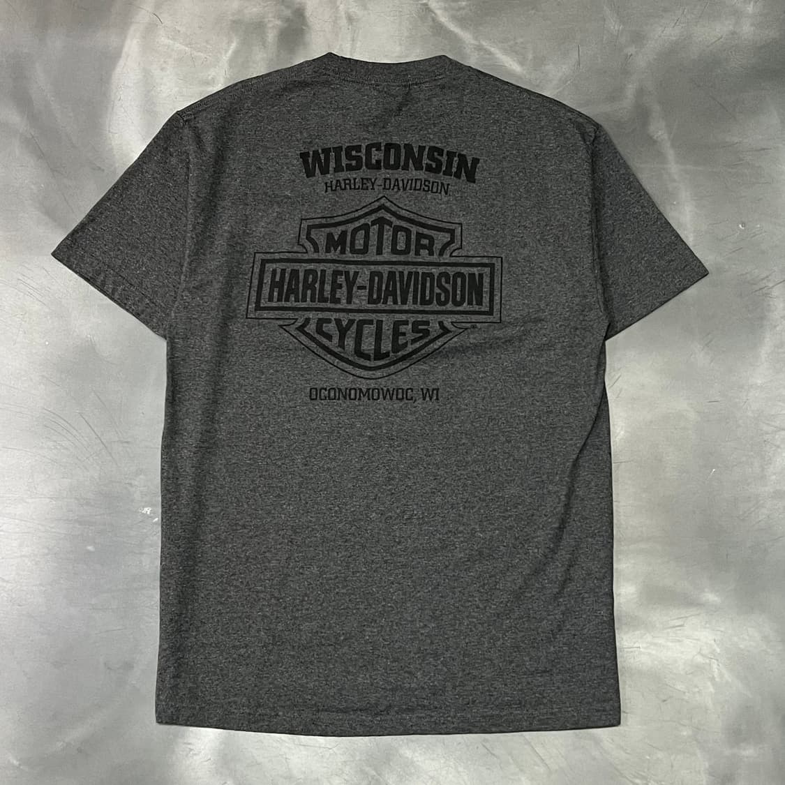  할리데이비슨 프린팅 포켓 반팔티 y15702 상품이미지2