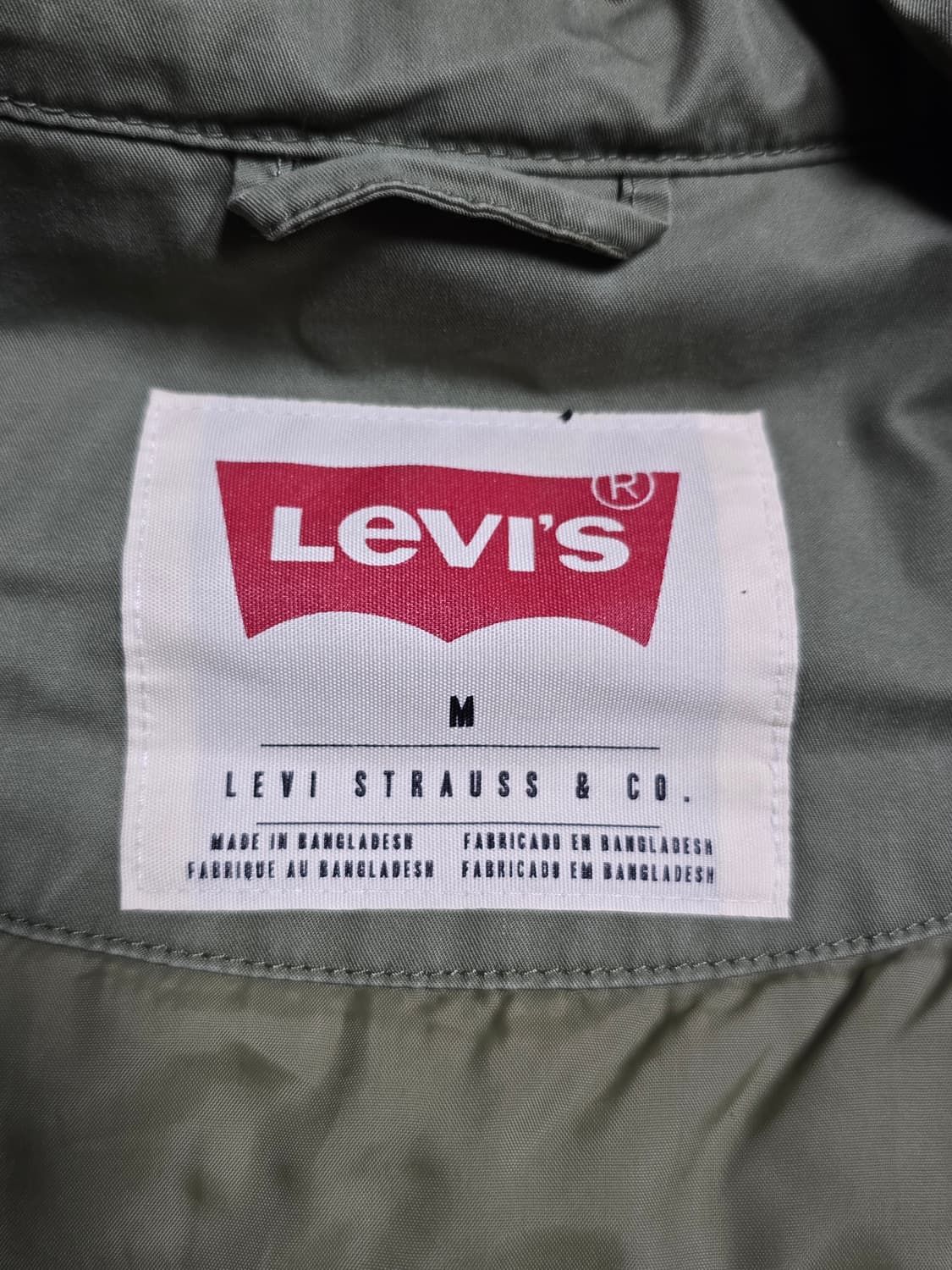 정품 리바이스 패딩후드 야상 M 상품이미지5