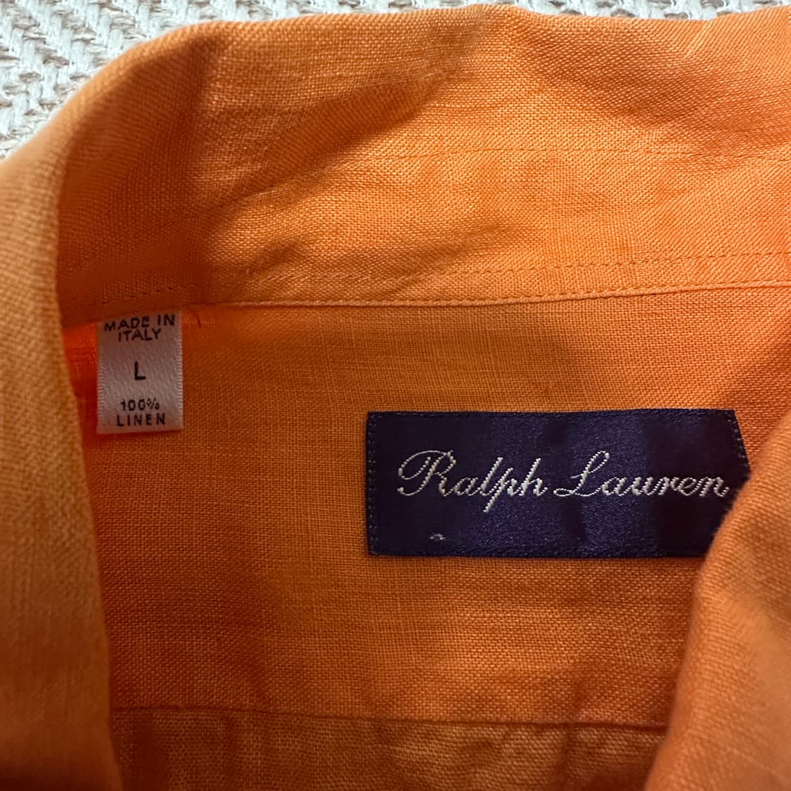 RALPH LAUREN PURPLE LABEL linen shirt 상품이미지3