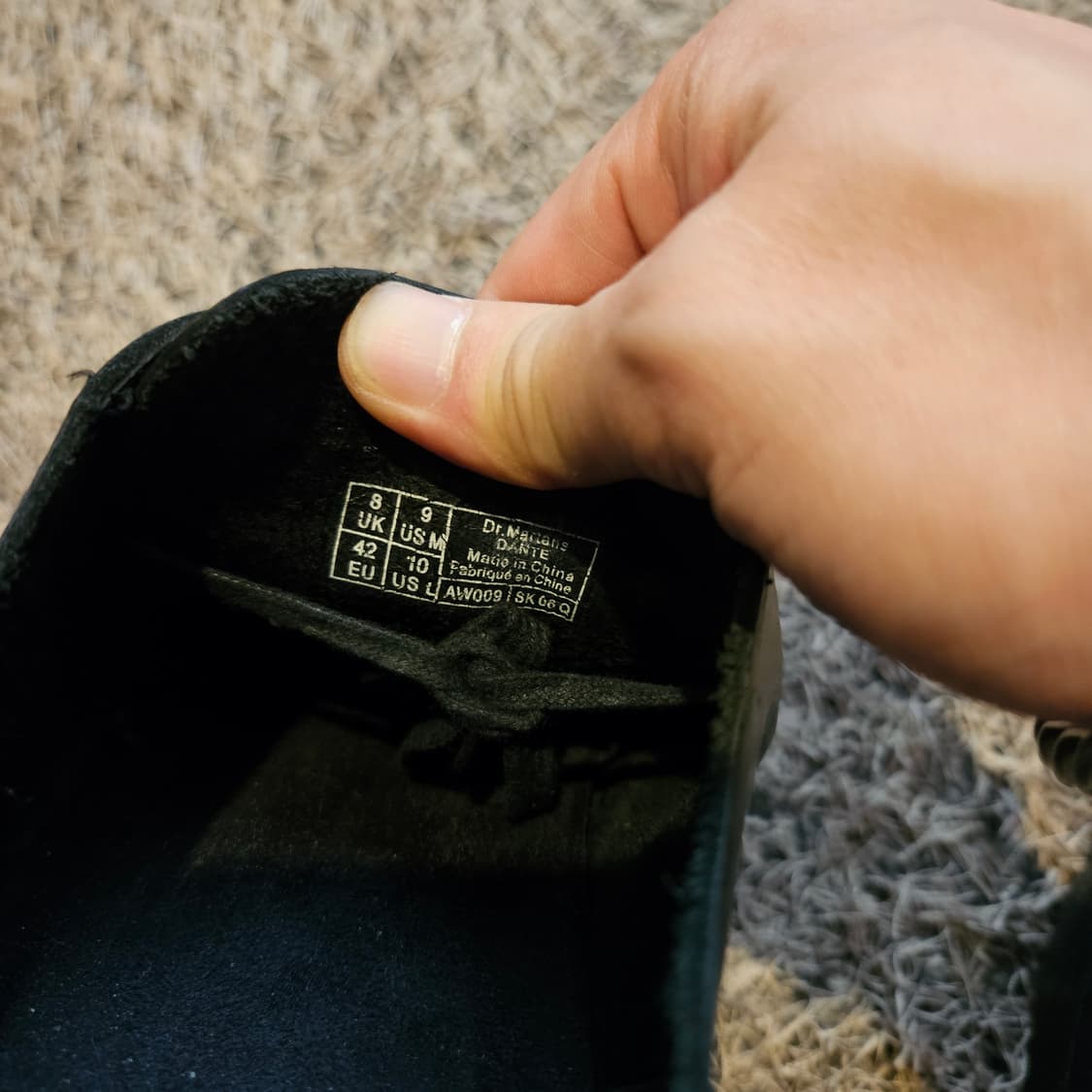 닥터마틴(Dr Martens) 단테 가죽 스니커즈 Eu42 size 상품이미지7