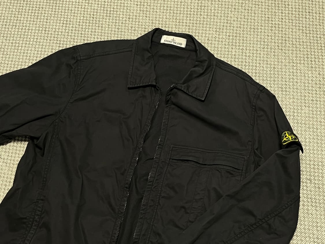 착2회 스톤아일랜드 자켓 스트레치 코튼 트윌 오버셔츠 상품이미지1