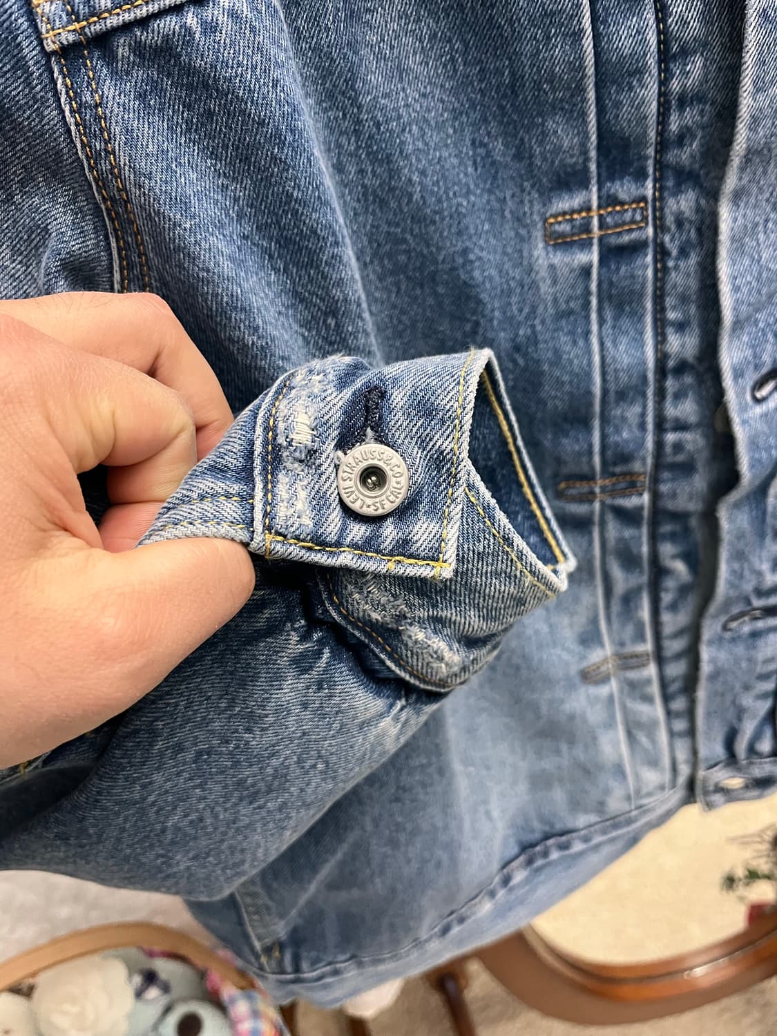 [미국새상품] 리바이스 타입1 쉐르파 트러커 데님 자켓 L(유니크 안감) 상품이미지3