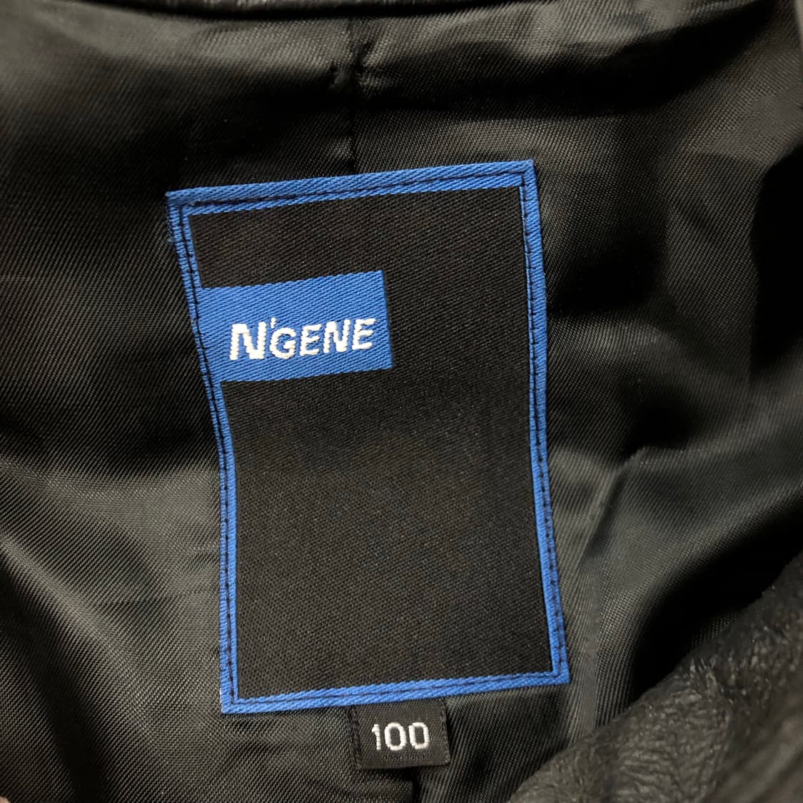 N‘gene 빈티지 레더 돈피 레이싱 라이더 가죽 자켓 상품이미지5