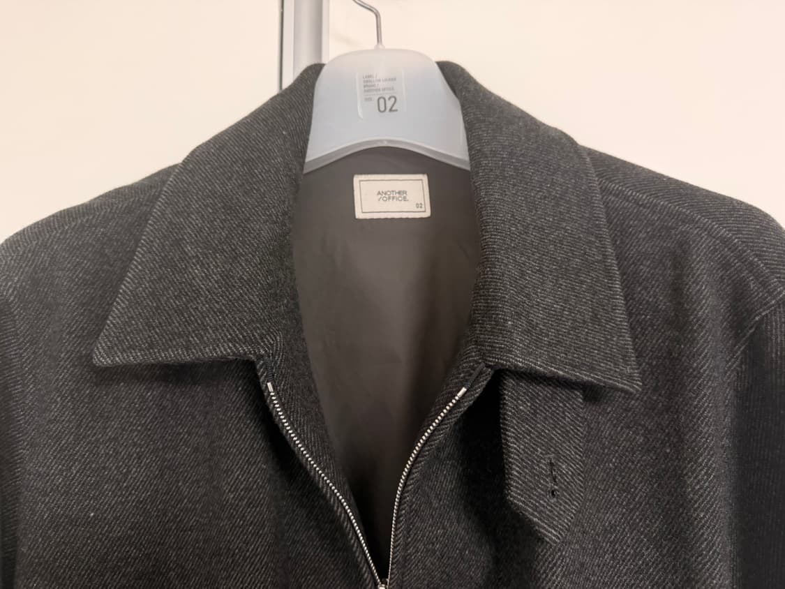 어나더오피스 21fw 볼륨 블루종 캐비어 / 2사이즈 상품이미지4