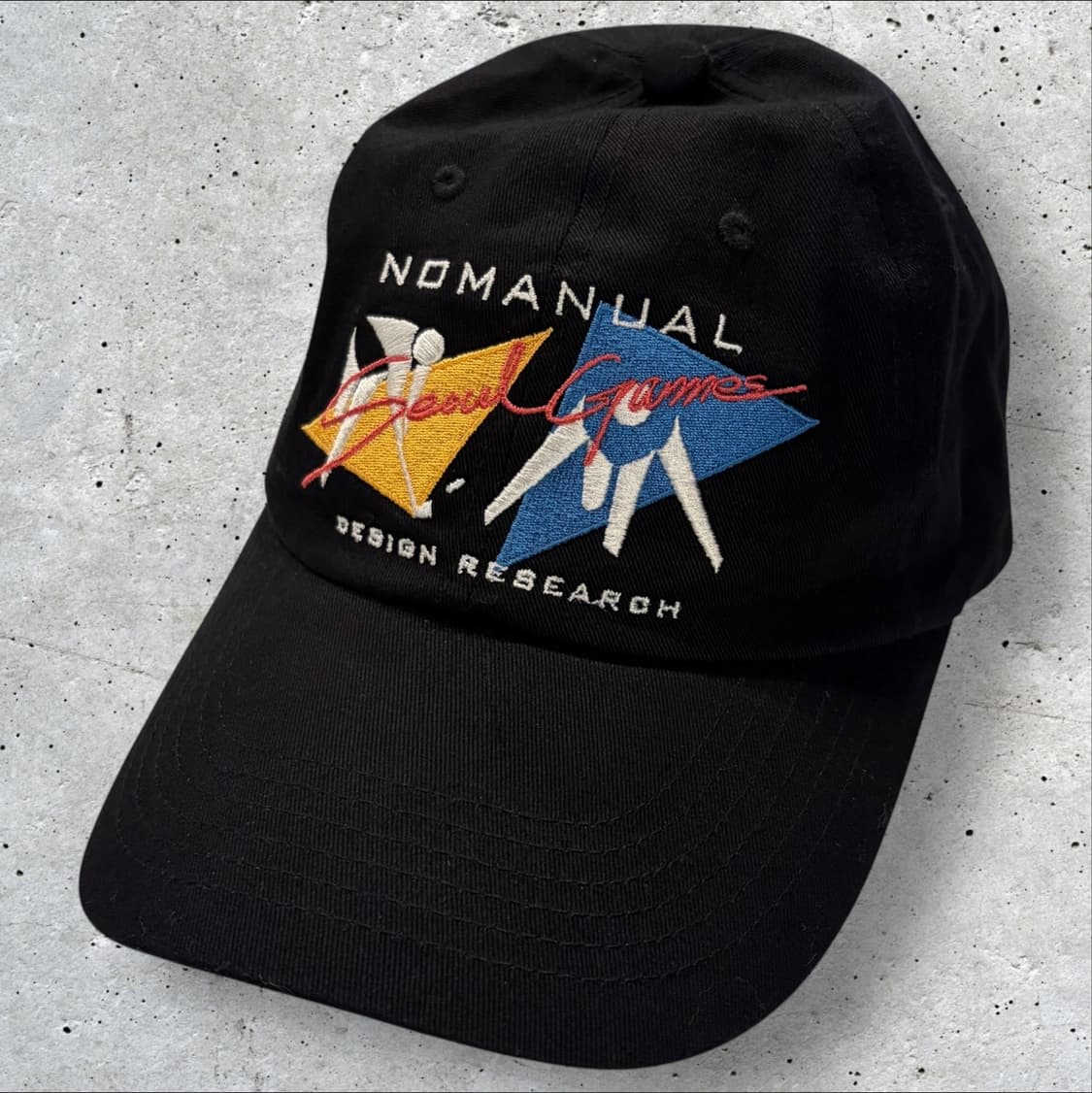 노매뉴얼 NOMANUAL 서울게임즈 블랙 볼캡 상품이미지1