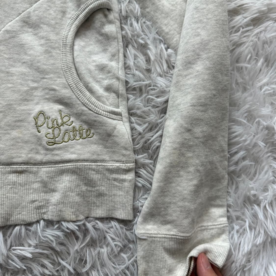 PINKLATTE 일본빈티지 y2k후드집업 러블리 노드 후드집업 S 37 상품이미지9