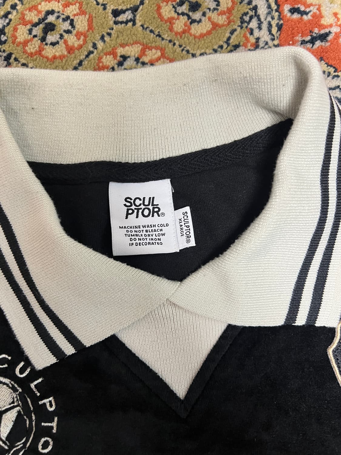 [XL] SCULPTOR 스컬프터 풋볼 벨벳 맨투맨 상품이미지3