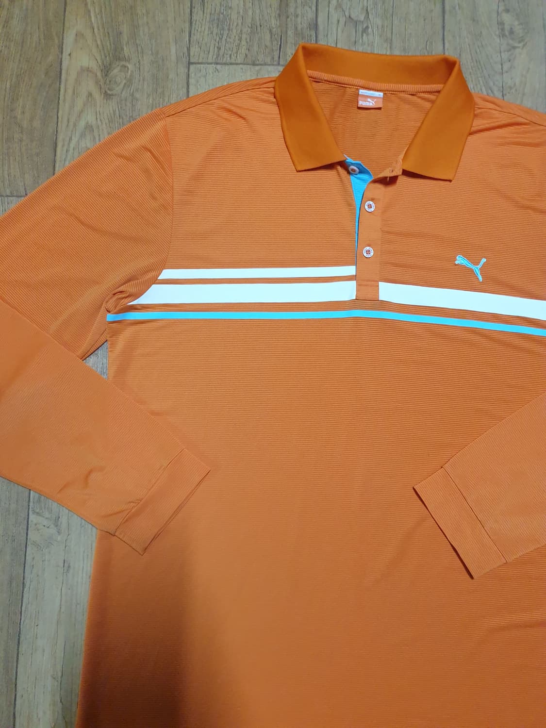 1144 푸마 긴팔 카라티 105 사이즈입니다 상품이미지4