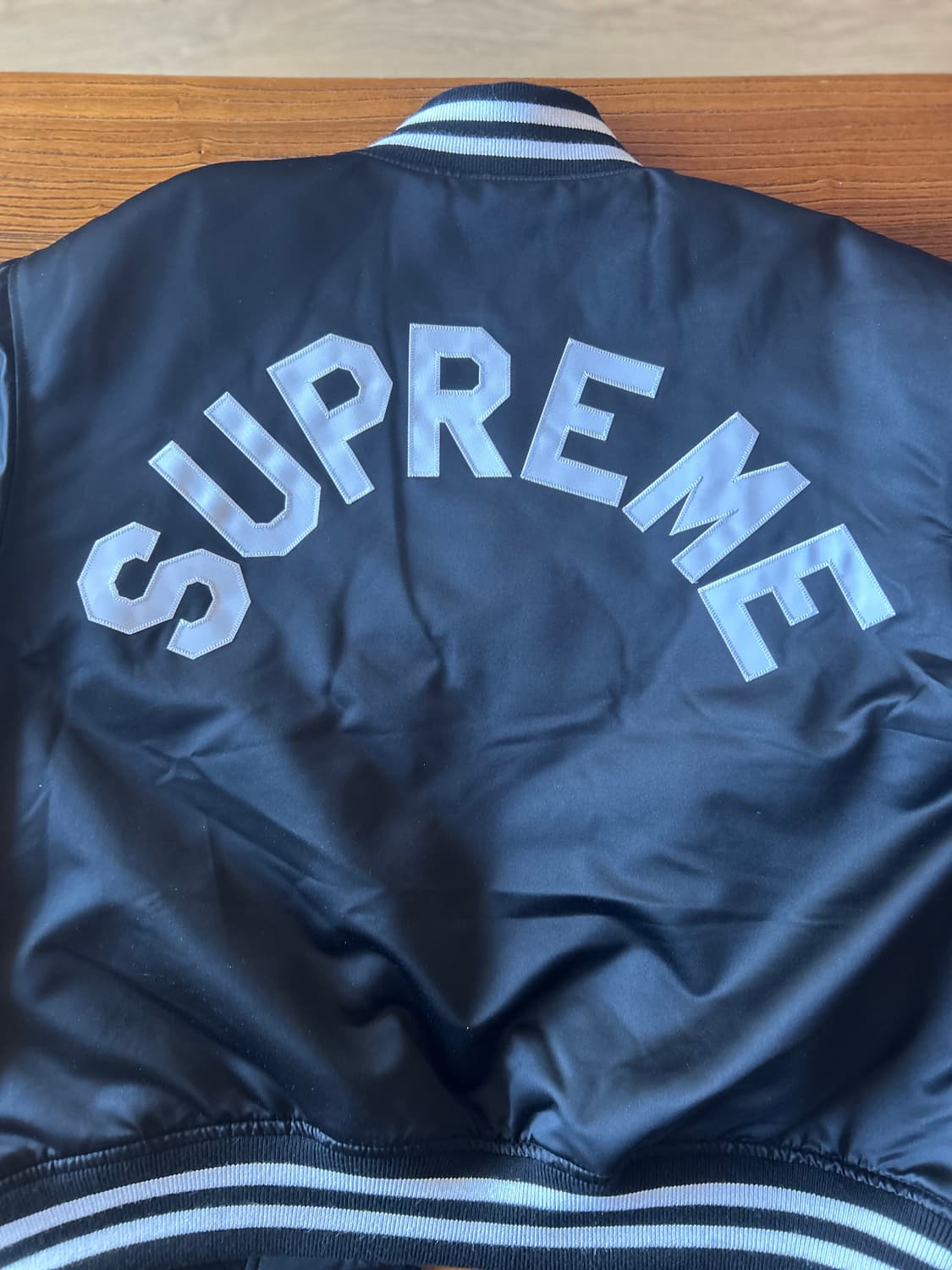 슈프림 미첼 앤 네스 바시티 자켓 M사이즈 상품이미지3