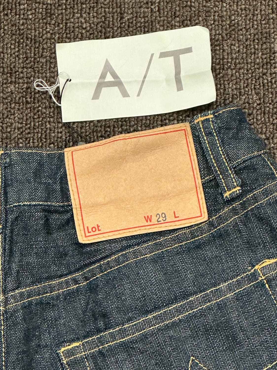 M)A/T 빈티지 프레이 디테일 데님 미디 스커트 상품이미지6