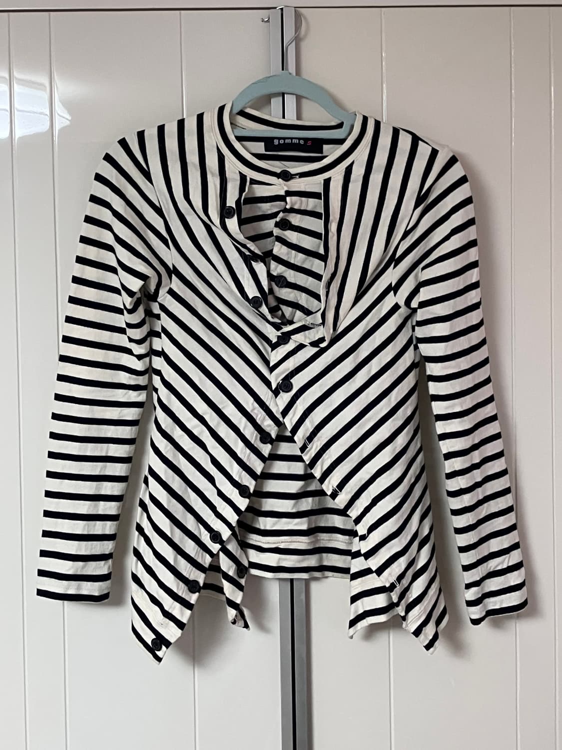 Gomme(고무) 스트라이프 가디건 상품이미지3