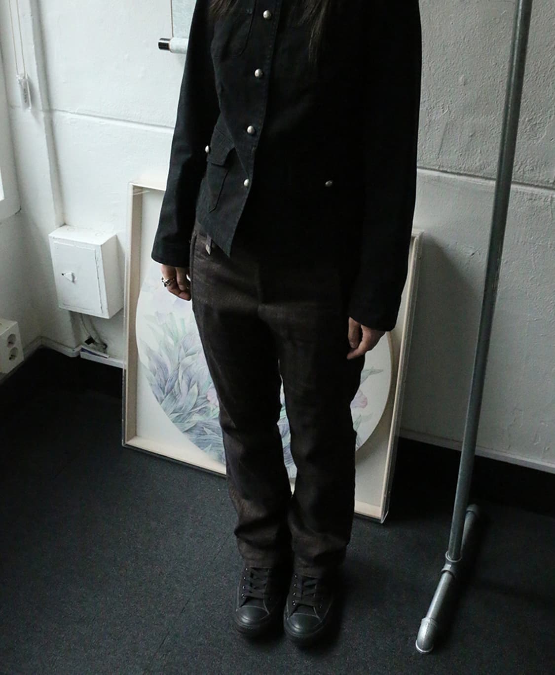 2000s 닐 바렛 스트라이프 팬츠 상품이미지3