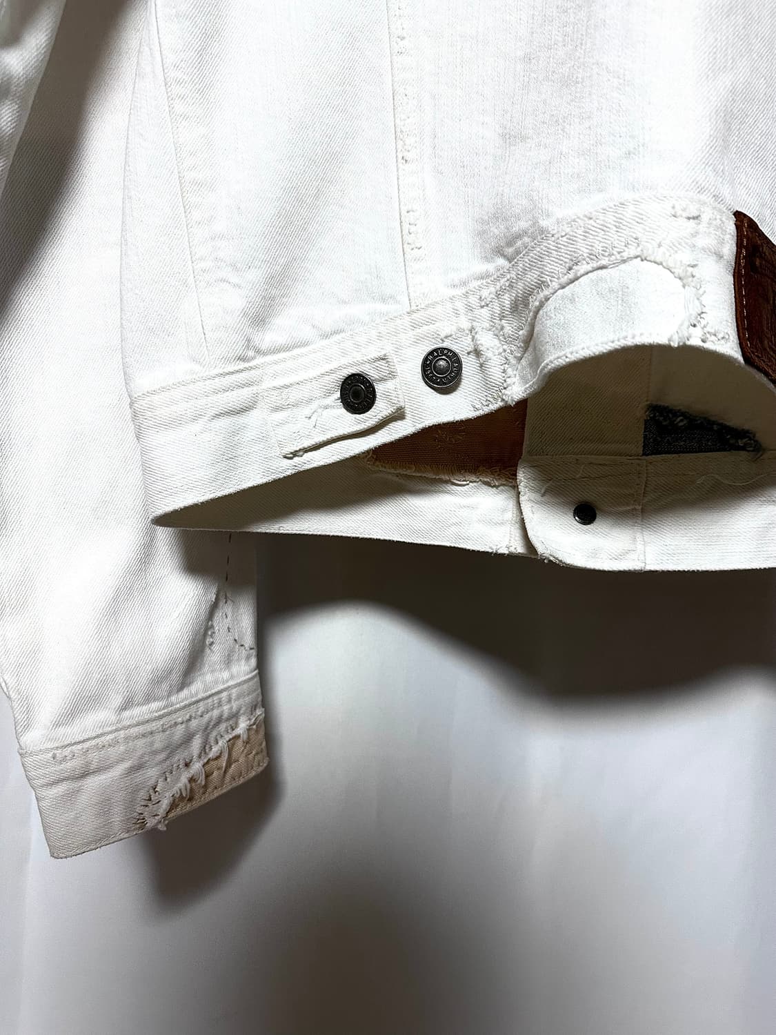 Polo Vintage Destroyed Patch 데님 트러커자켓 상품이미지10