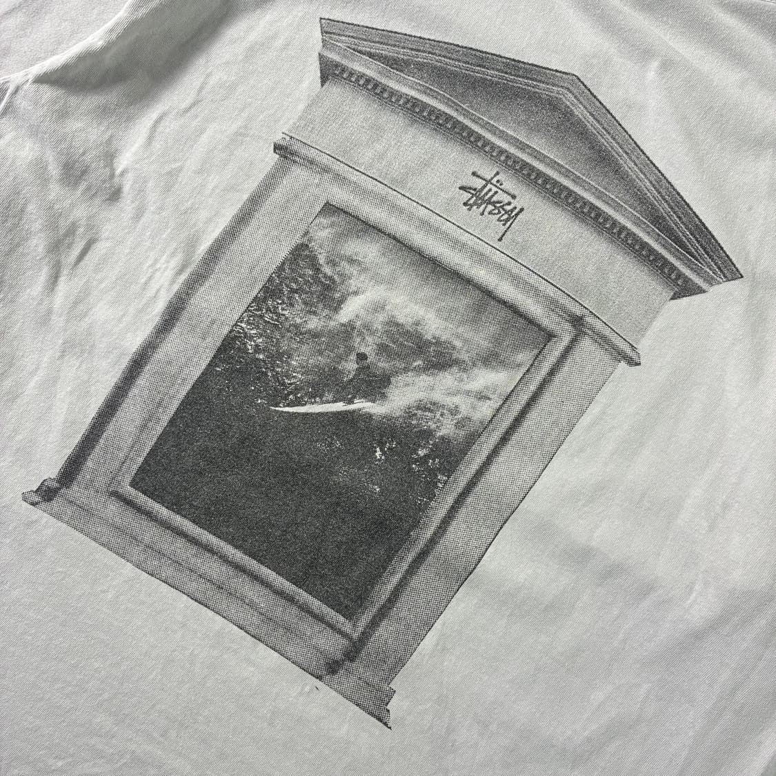 Stussy  스투시 서프 톰 피그먼트 다이드 화이트 반팔티  상품이미지3