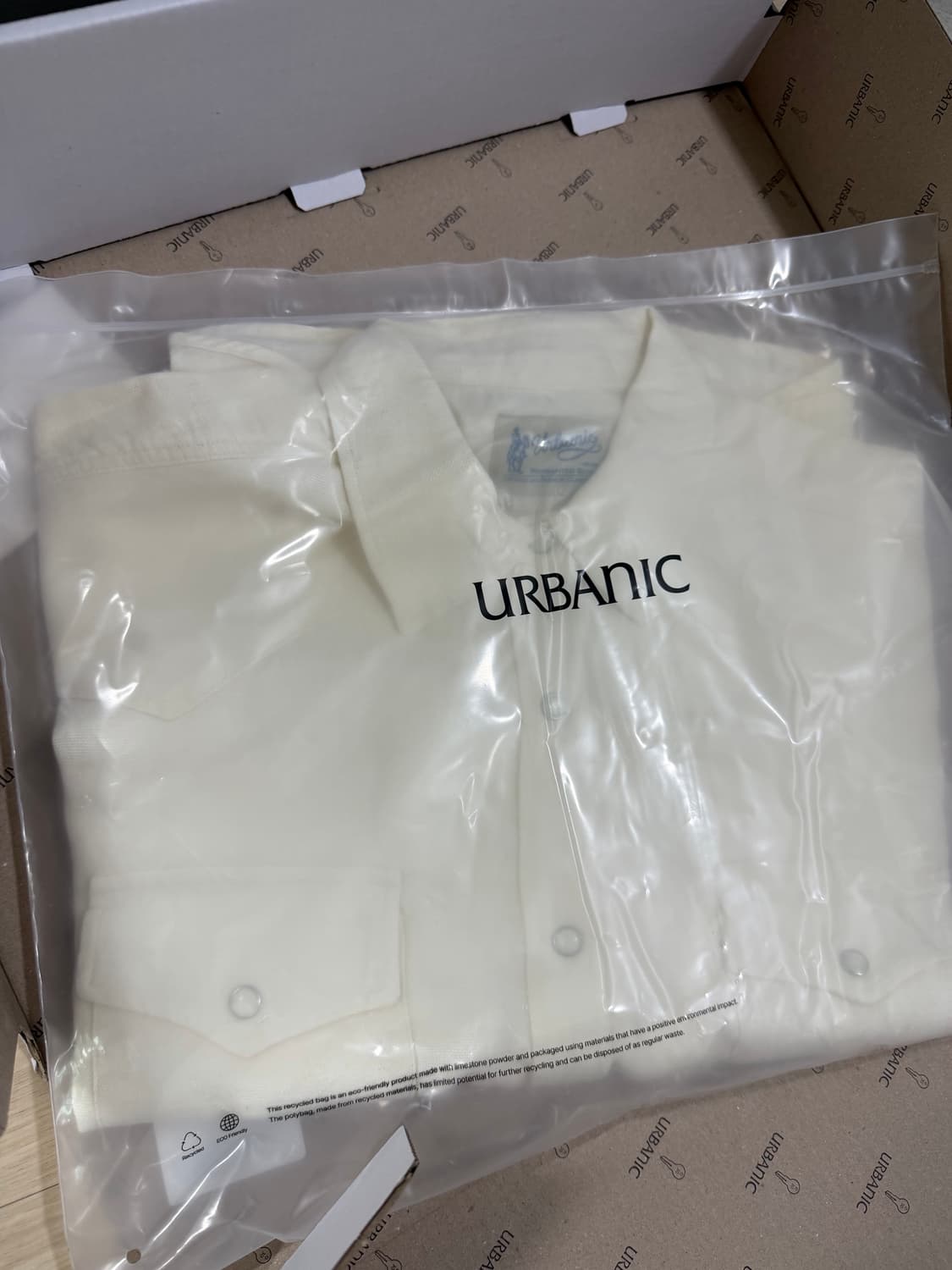 얼바닉30 랜치 셔츠 Ranch Shirt 내추럴 (새제품) URBANI 상품이미지4