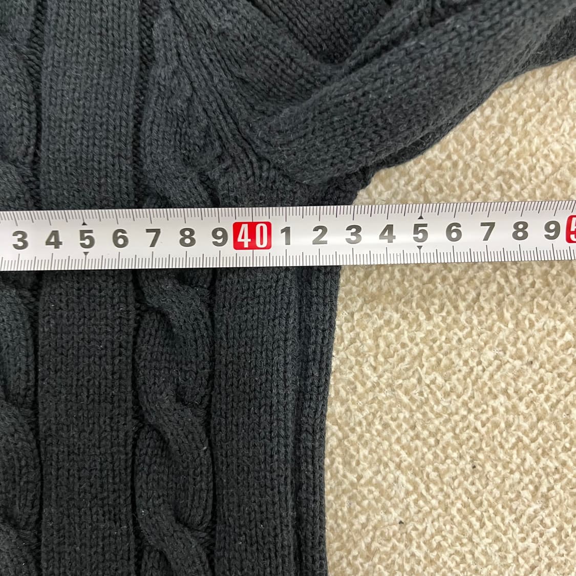 L 타미힐피거 케이블 니트 가디건 0220M 상품이미지6