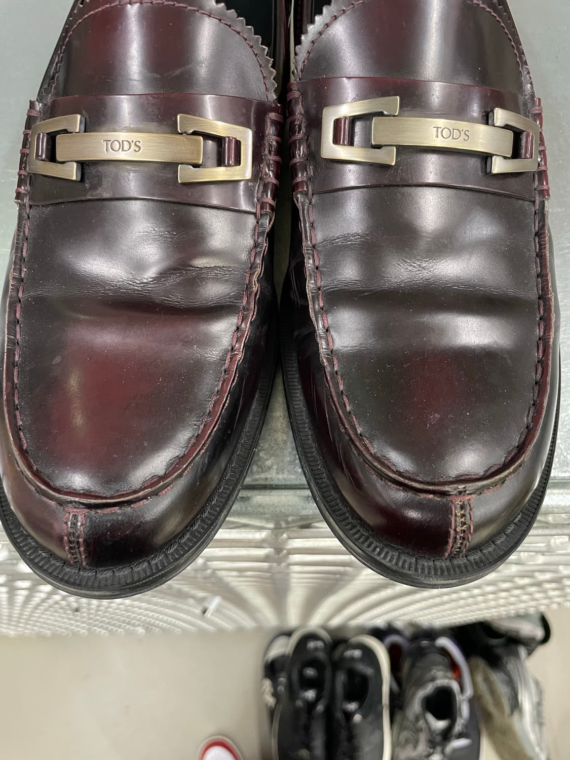 토즈 레더 버클 로퍼 버건디 7 (gr-4697) 상품이미지7