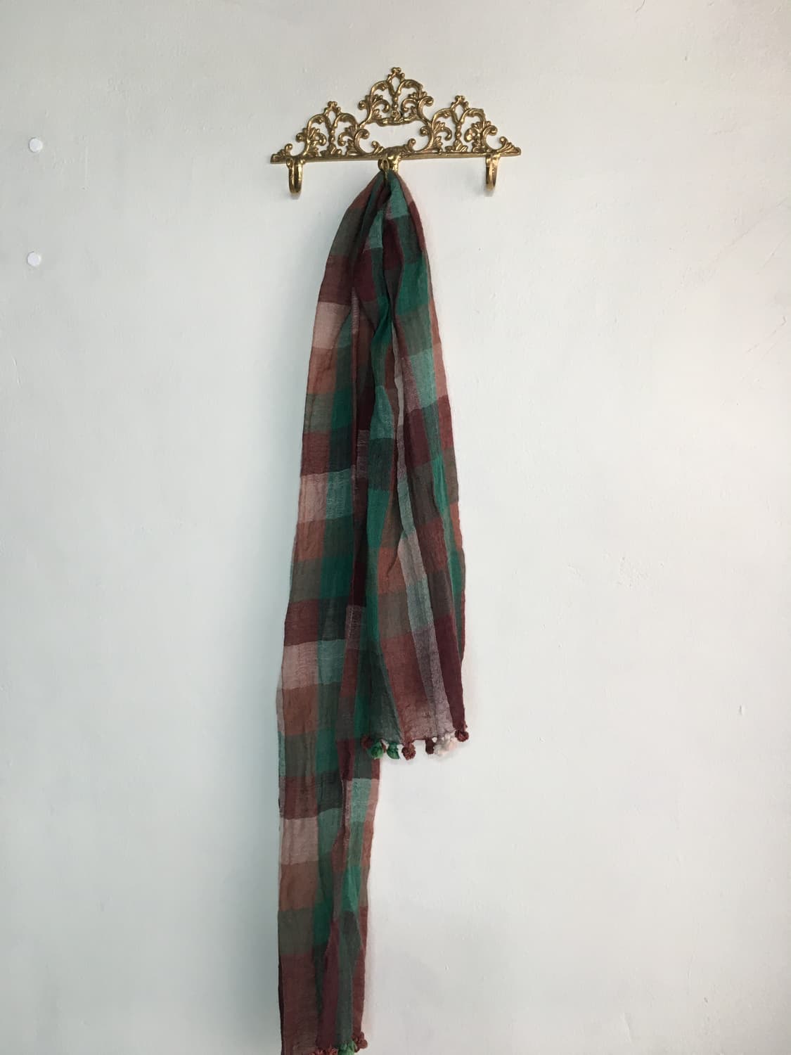 빈티지 임수정깔 체크 모리 패치 스커트 코디세트 상품이미지5