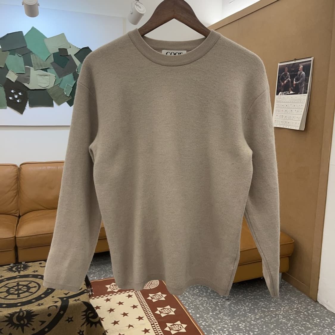 쿠어 빈티지 모던 캐주얼 베이직 니트 95 C08610 상품이미지3