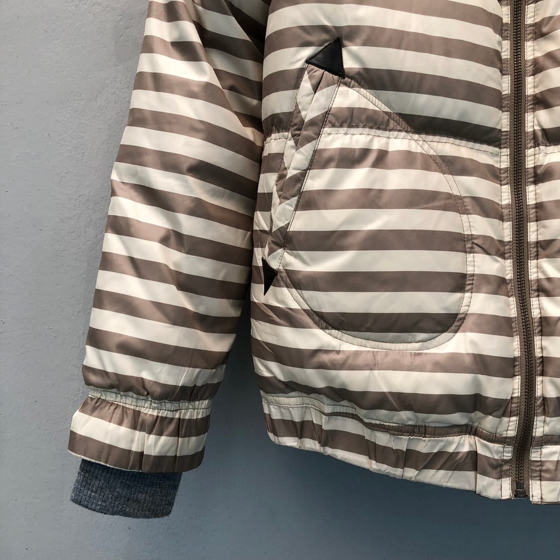 vintage stripe padding 상품이미지3