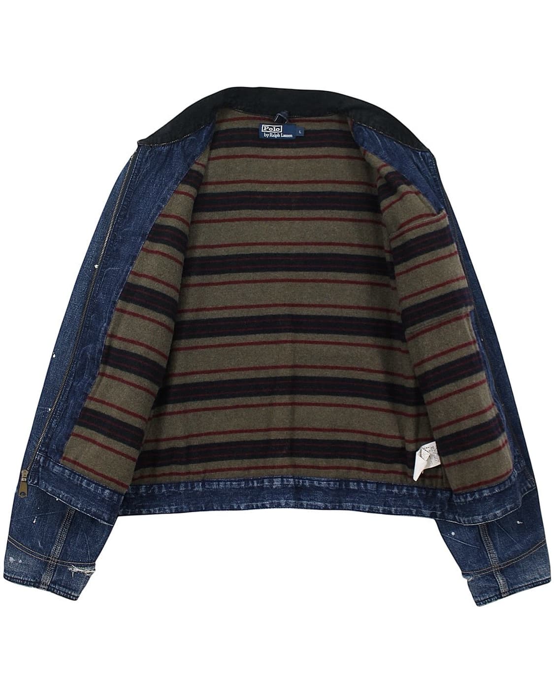 폴로랄프로렌 50-60s Lee 리 191-LB 페인팅 데님 자켓 블랭킷 상품이미지3