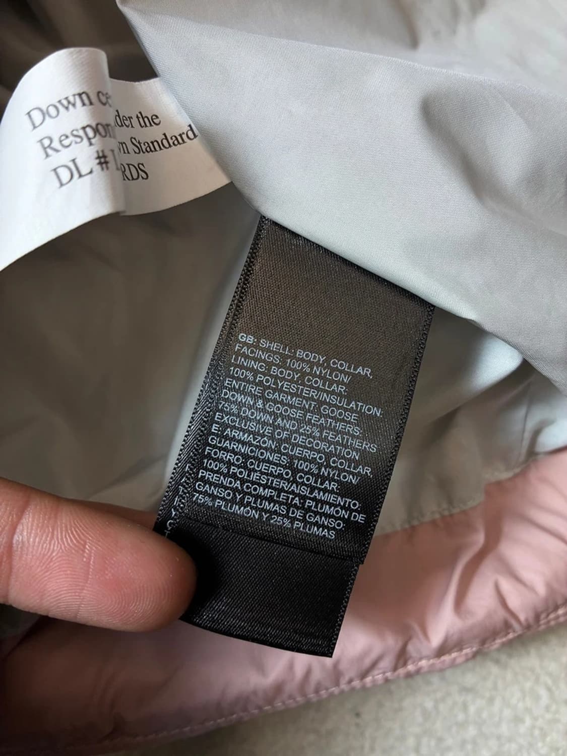 노스페이스 미스티 로즈 핑크 할라 구스다운 패딩 조끼 PN7877 상품이미지10