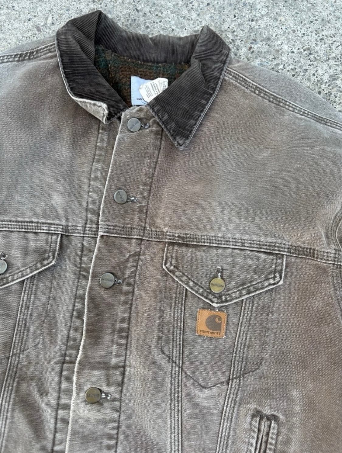 90s 미제 칼하트 블랭킷 트러커 자켓 상품이미지3