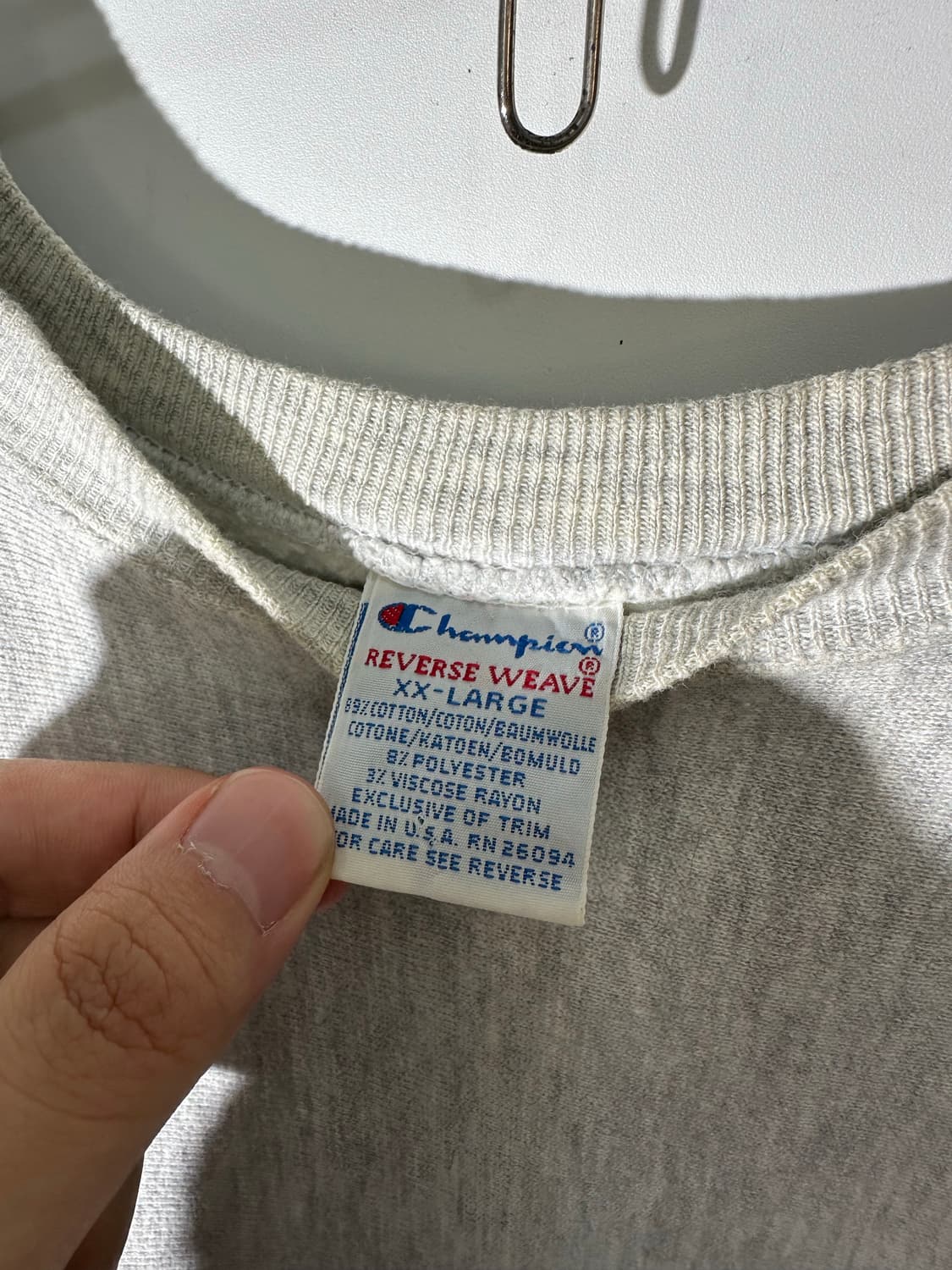 90s champion 챔피온 리버스위브 2xl 스웻셔츠 상품이미지6