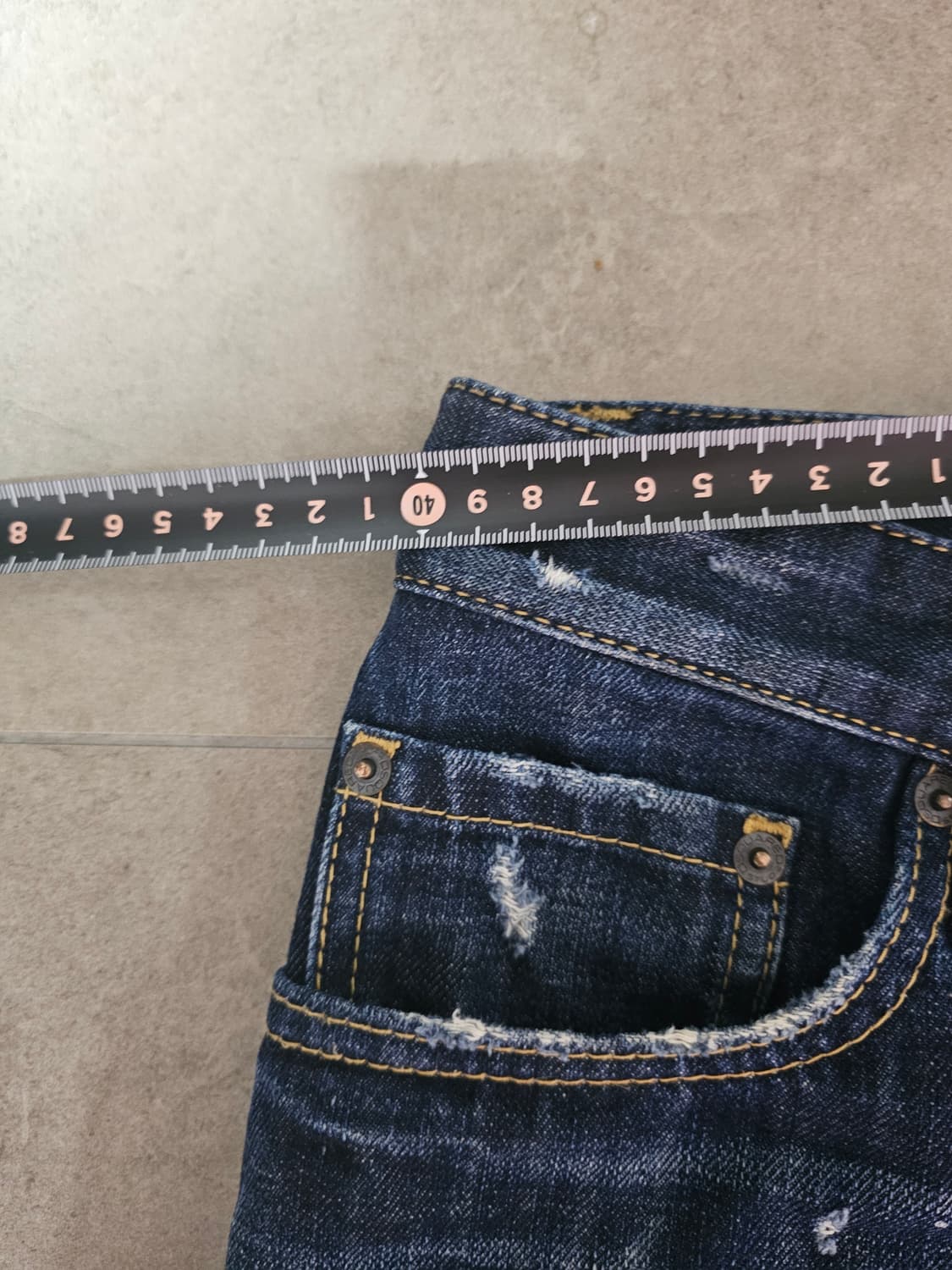 디스퀘어드2 데미지 진 46사이즈 상품이미지9