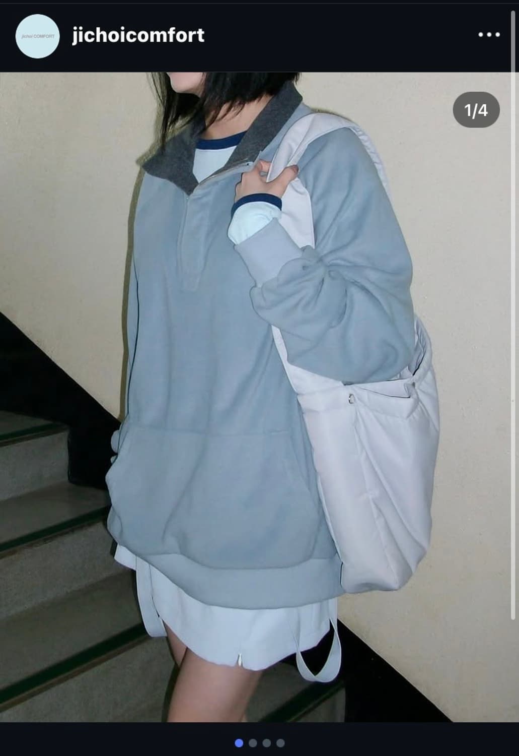 지초이컴포트24-005 FLEECE PULLOVER (PALE BLUE) 상품이미지1