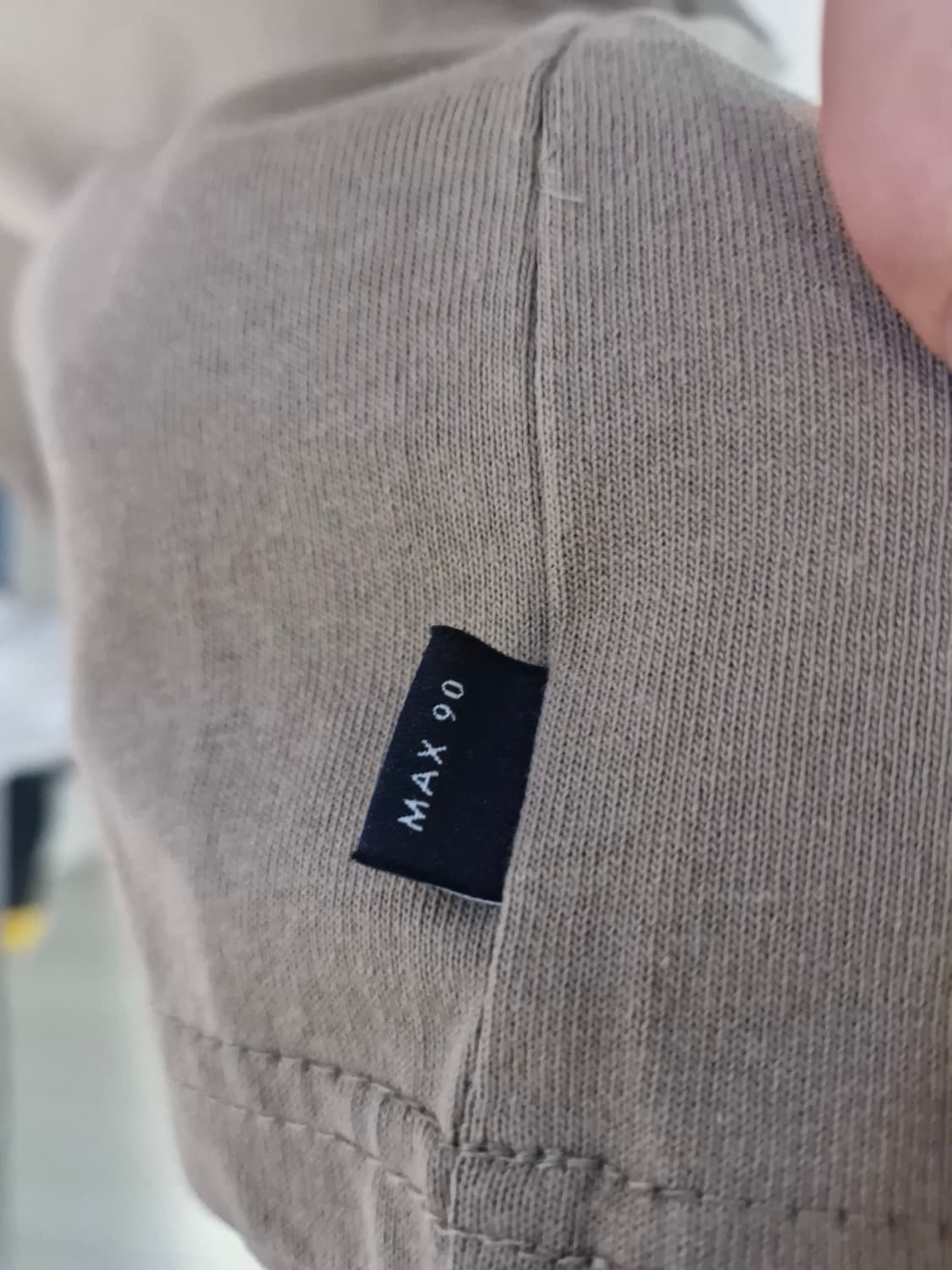 나이키 맥스 90 반팔티 베이지 XXL 상품이미지5