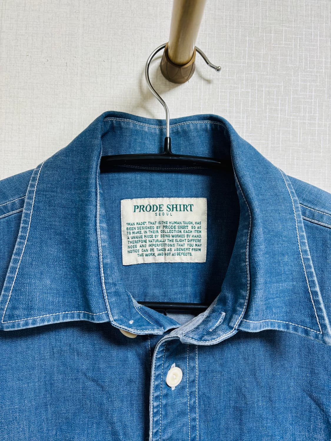 PRODE SHIRT 프로드셔츠 데님 셔츠 상품이미지2