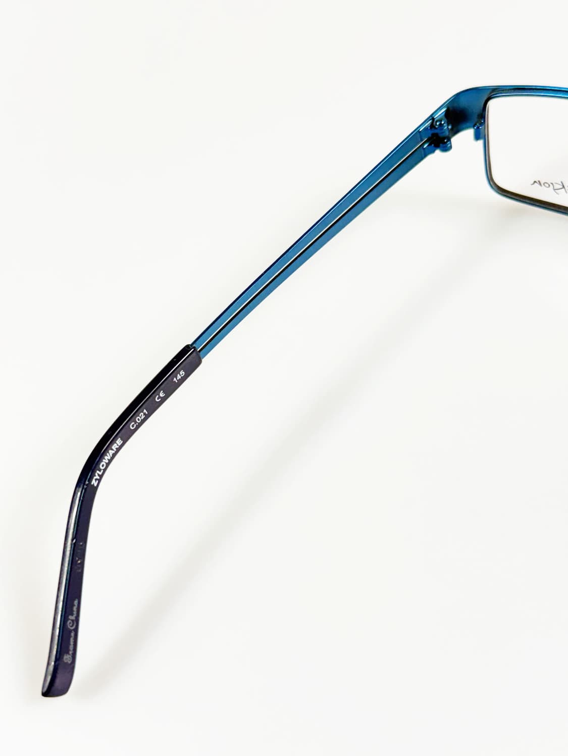 RANDY JACKSON 블랙&블루 메탈 슬림 스퀘어 빈티지 안경 상품이미지7