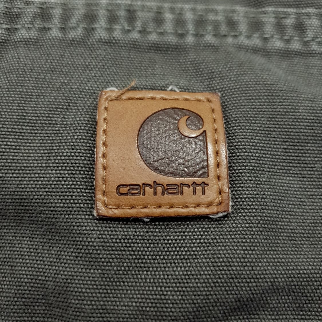 칼하트 더블니 모스그린 b188 34~36 루즈핏 경량버전 상품이미지9