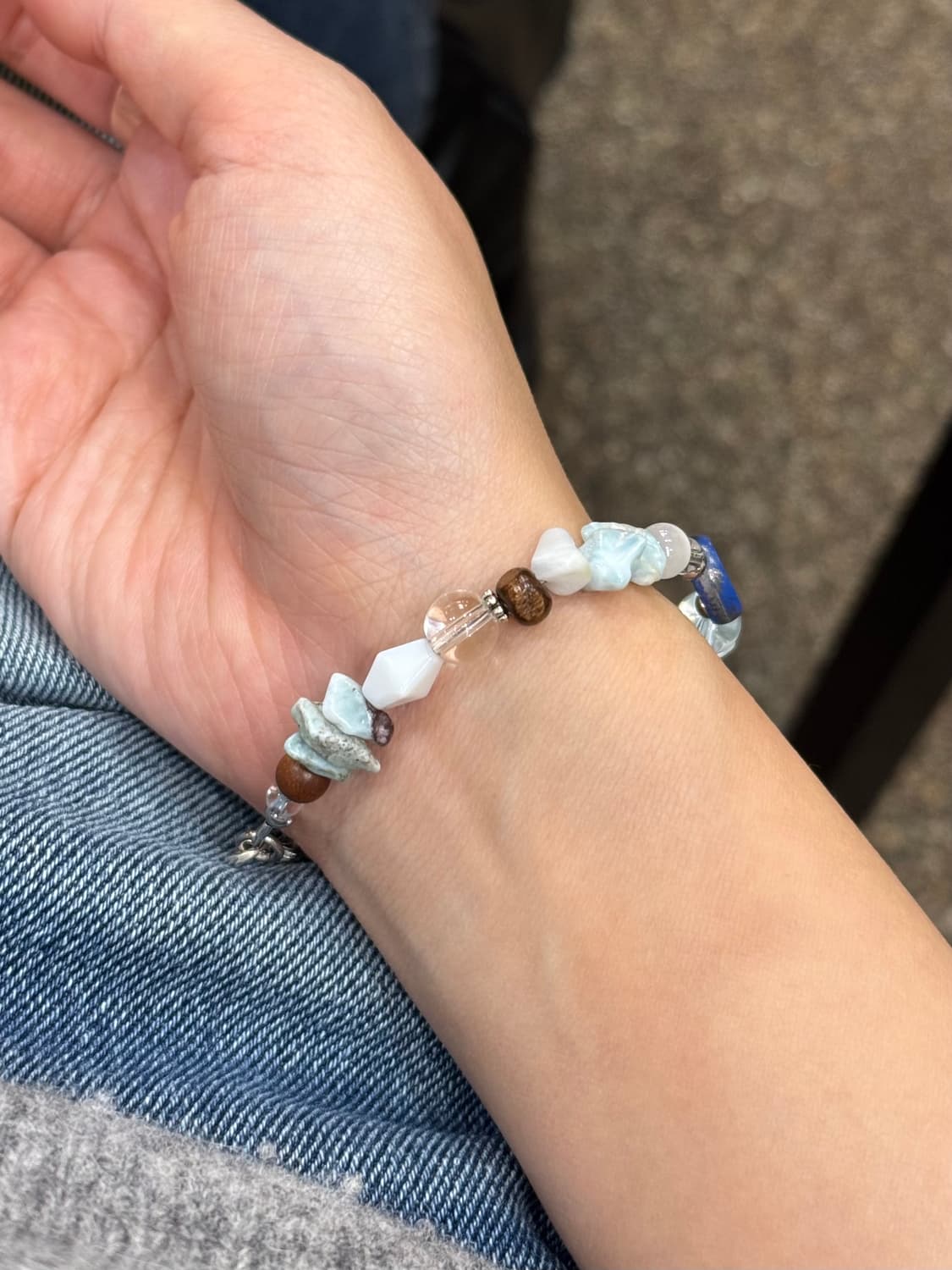 블루 라리마 마레 원석 팔찌 상품이미지7