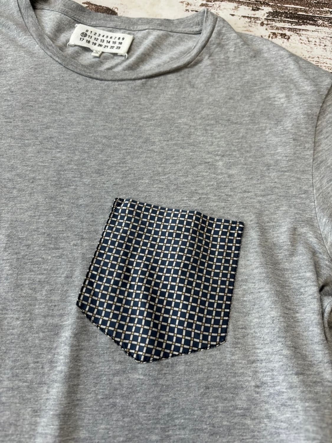 Masion margiela silk pocket tshirt 상품이미지2