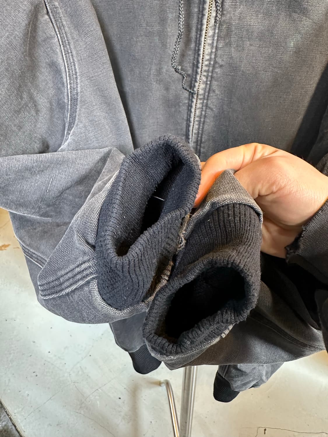 90s 칼하트 디트로이트 페이드 덕 액티브 워크 자켓 상품이미지5