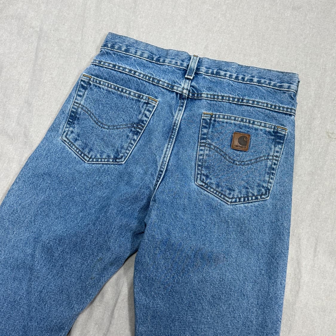 칼하트 빈티지 중청 데님팬츠 30 상품이미지2