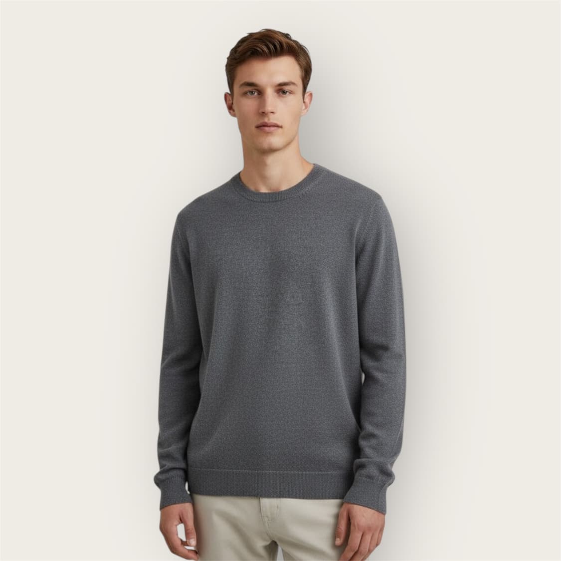 .100/ 타임옴므 23FW 퓨어캐시미어 니트 상품이미지1