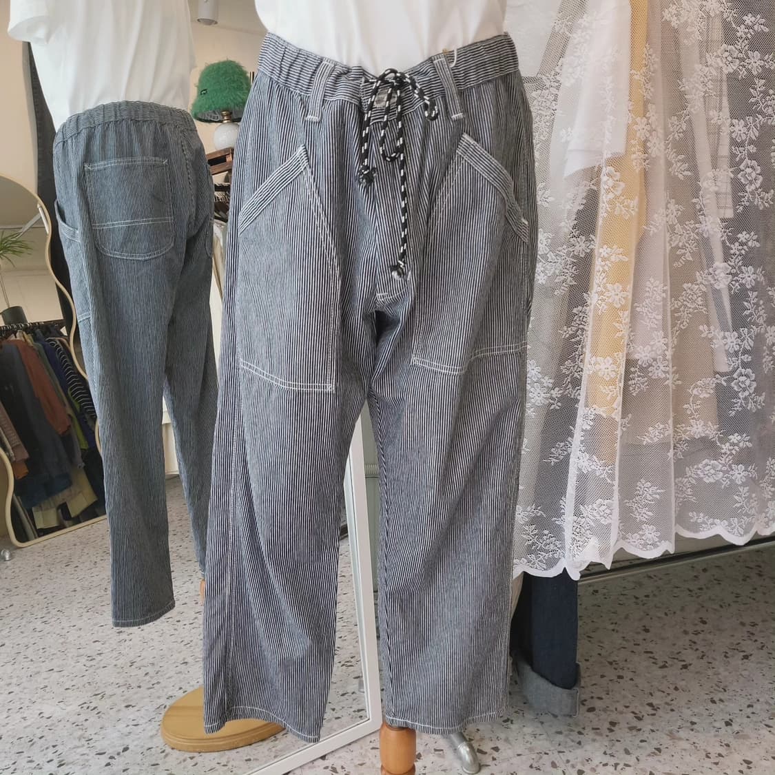 Lee 스트라이프 9부 워크팬츠(Japan made) 상품이미지8