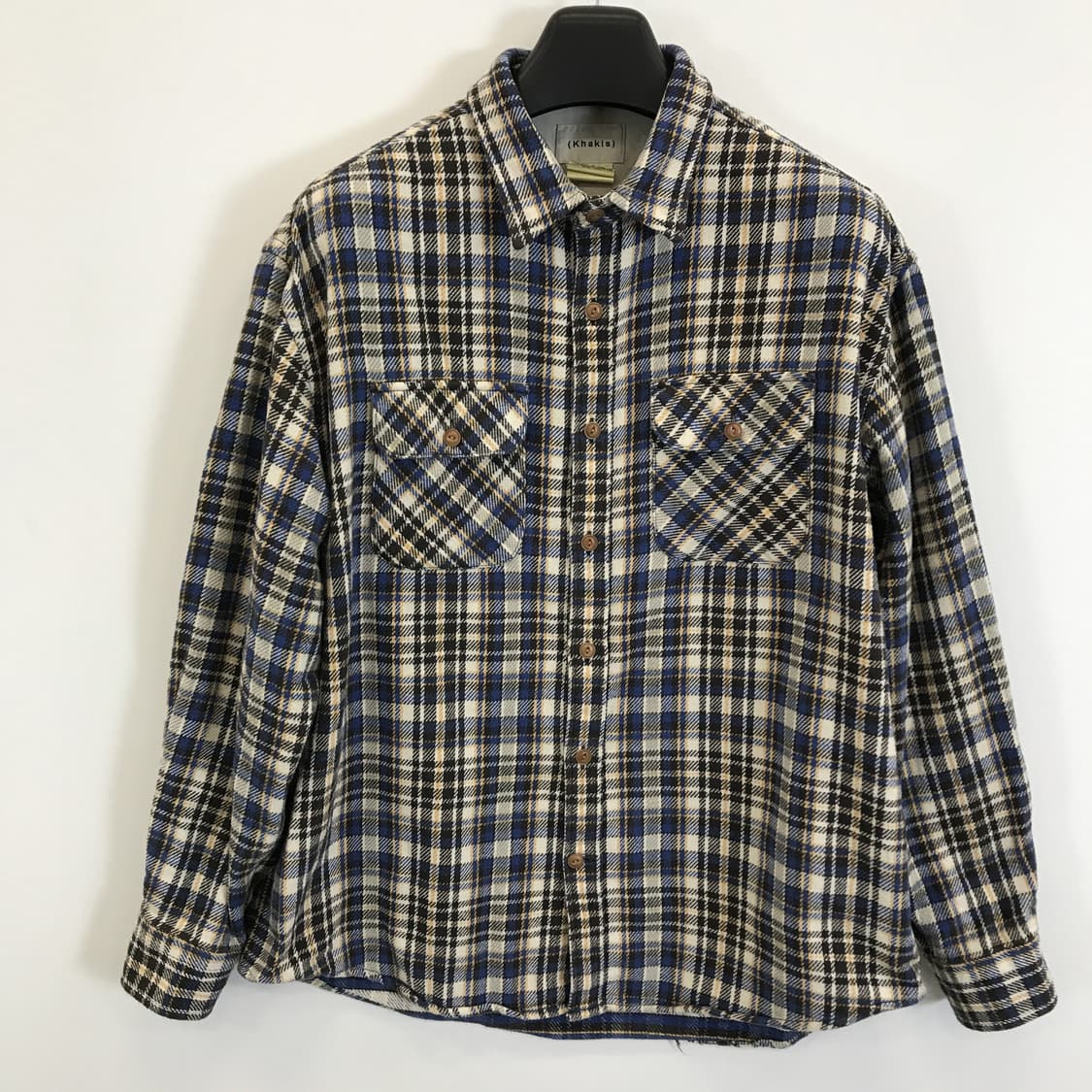 카키스 Khakis 브러시드 플레이드셔츠 25fw [M] 상품이미지1