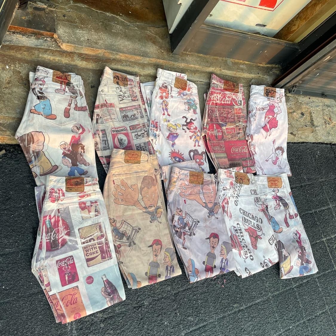 리바이스 커스텀 프린팅진 (31”) 상품이미지8