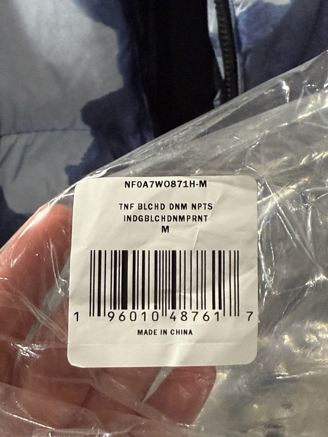 슈프림 x 노스페이스 블리치 데님 프린트 눕시 자켓 상품이미지7