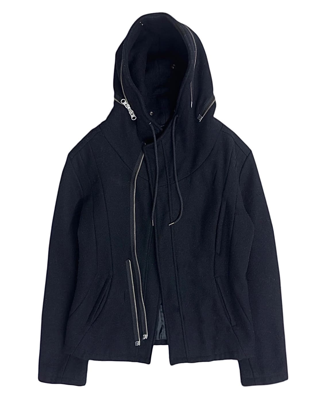 토네이도 마트 하이넥 울 후드 자켓 상품이미지5