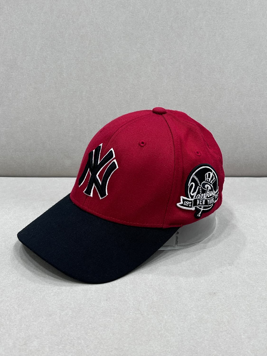 MLB 뉴욕 양키스 볼캡 모자 검빨 xs-s 상품이미지2
