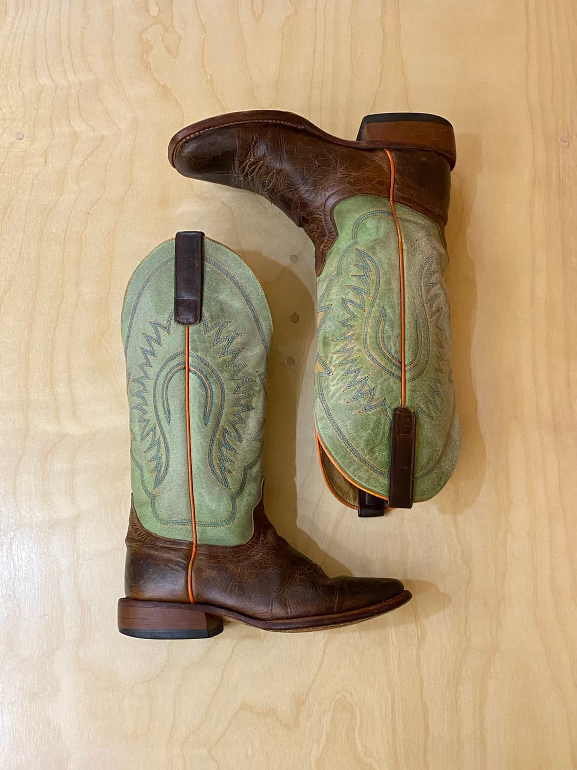 00s HP square toe western boots 스퀘어토 웨스턴 상품이미지2
