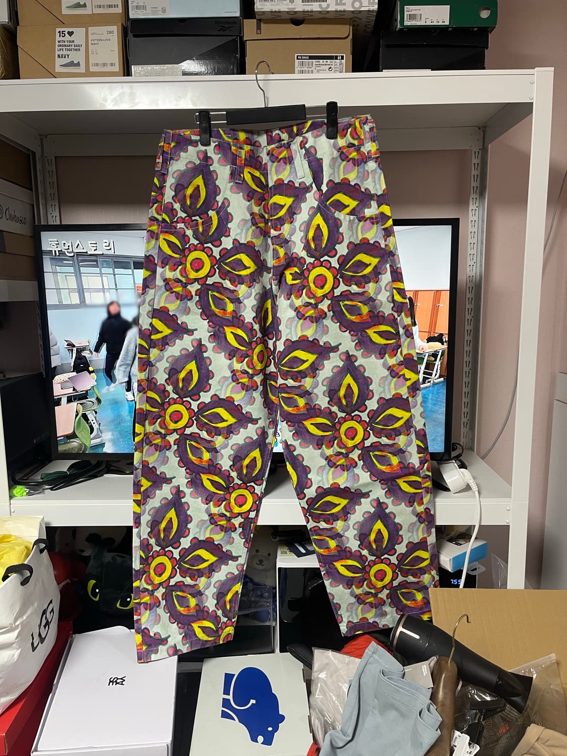 32)블루마블 풀라워 바지 상품이미지1