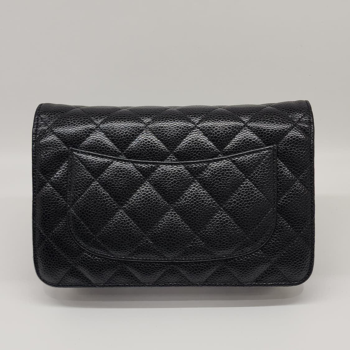 샤넬 WOC 캐비어 클래식 은장 블랙 #25 상품이미지3